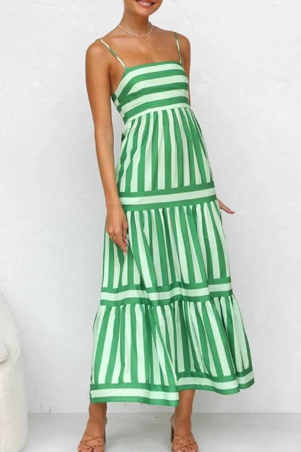 Sukienka Maxi w Paski
