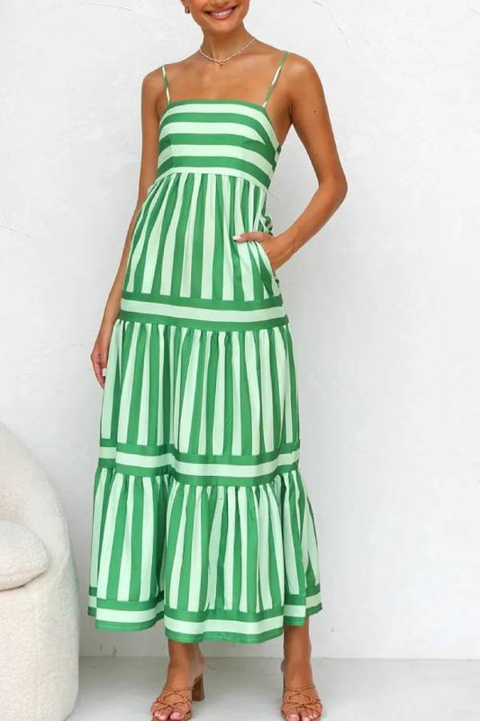 Sukienka Maxi w Paski